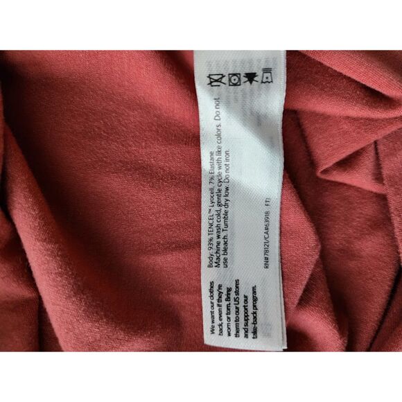 Eileen Fisher Sleeveless Tunic Tank Top – Chili Rose | Size XL - Picture 8 of 9